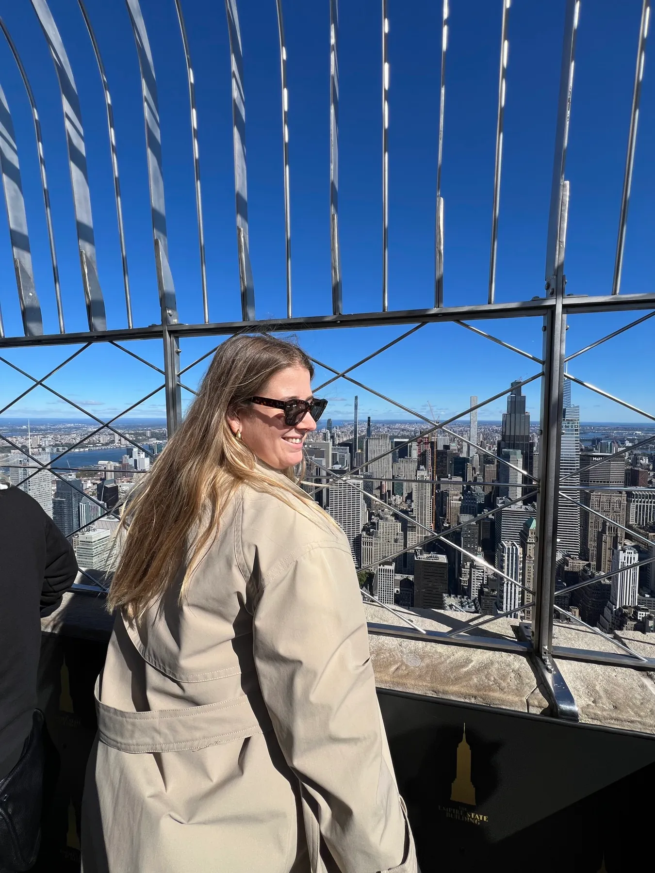 En el mirador del Empire State Building