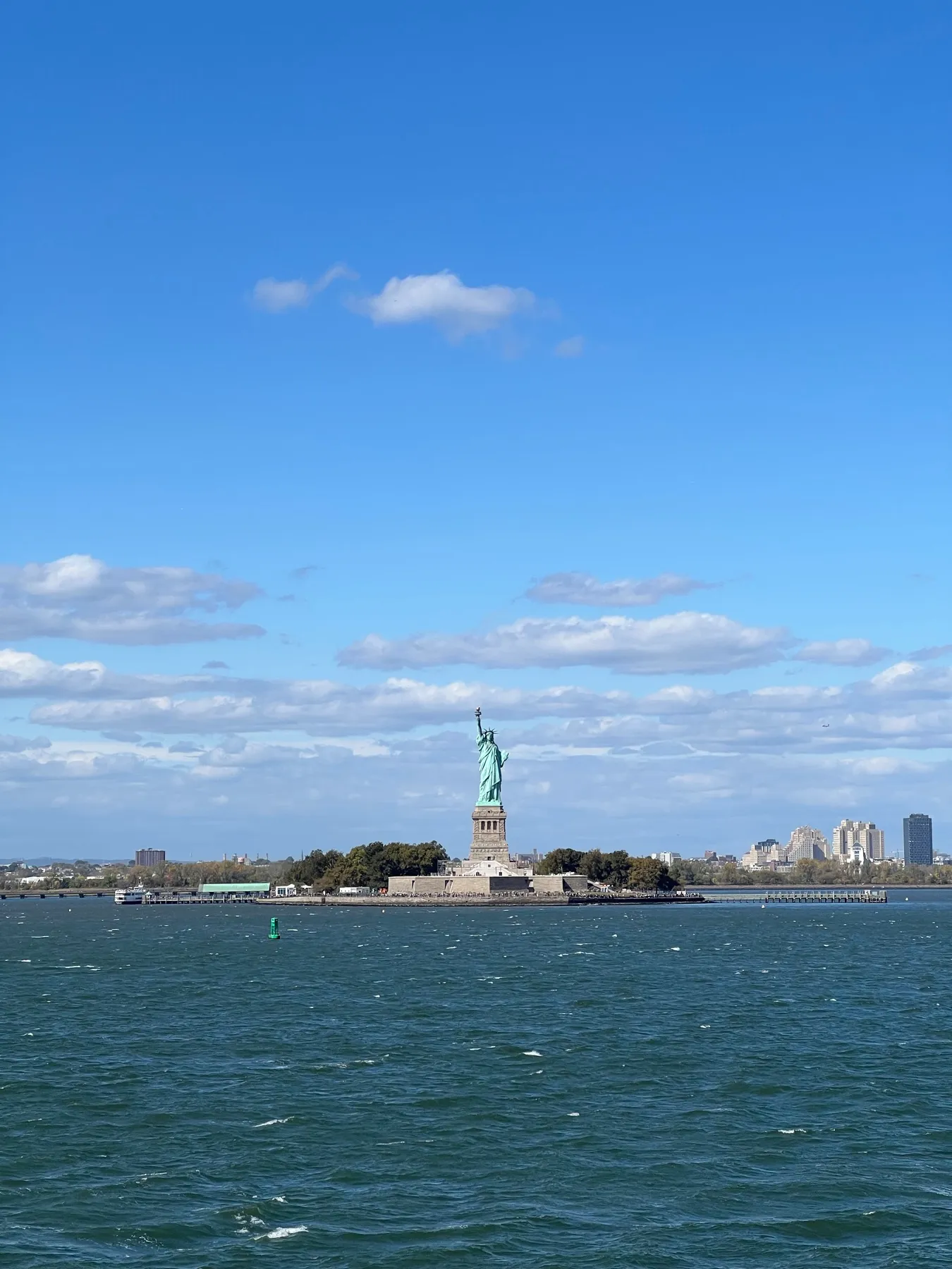 La Estatua de la Libertad desde el ferry de Staten Island