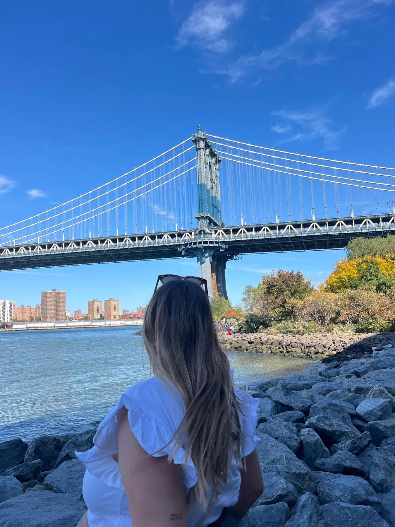 El puente de Manhattan desde Pebble Beach
