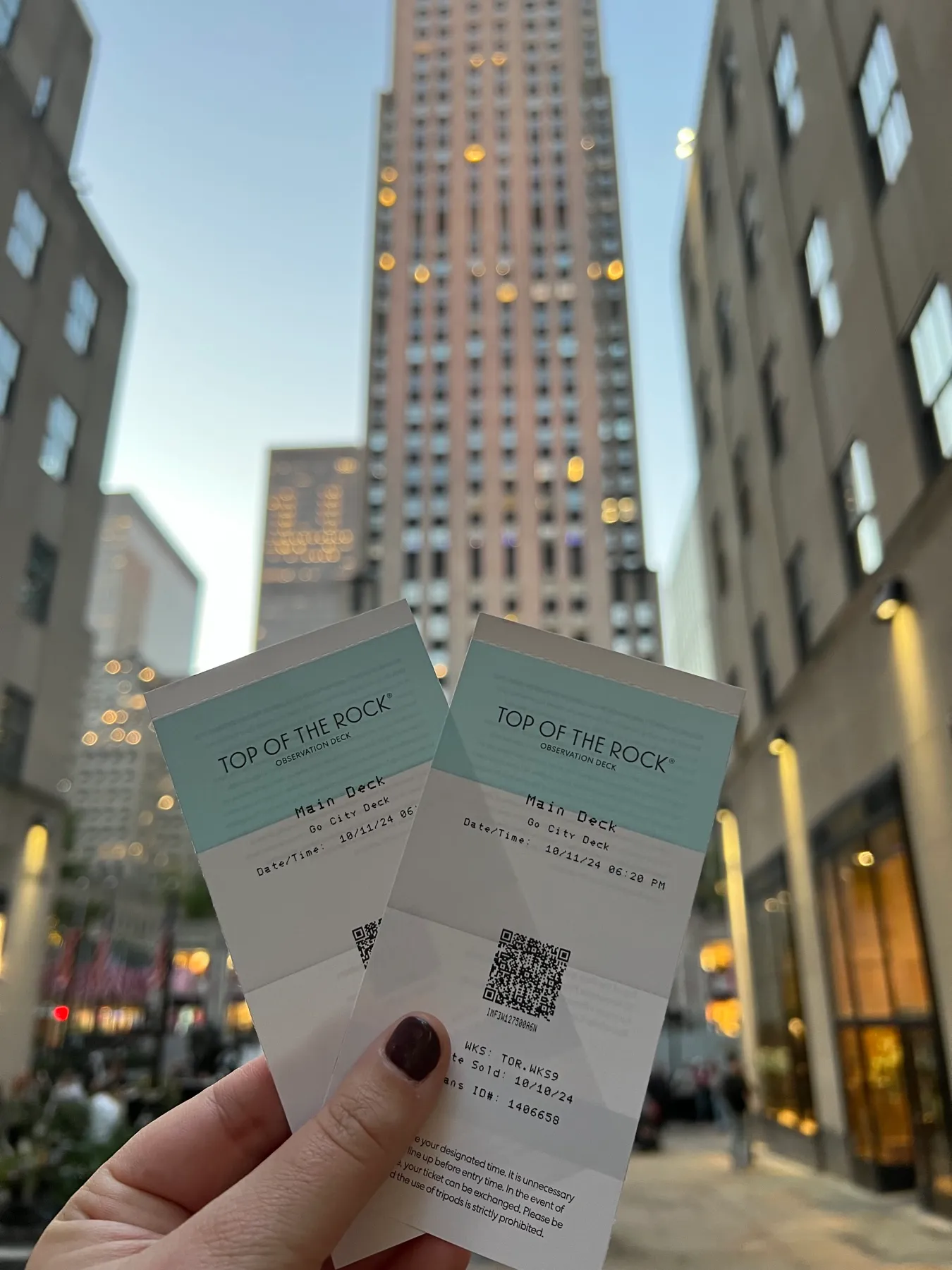 Entradas del Top of the Rock en el Rockefeller Center
